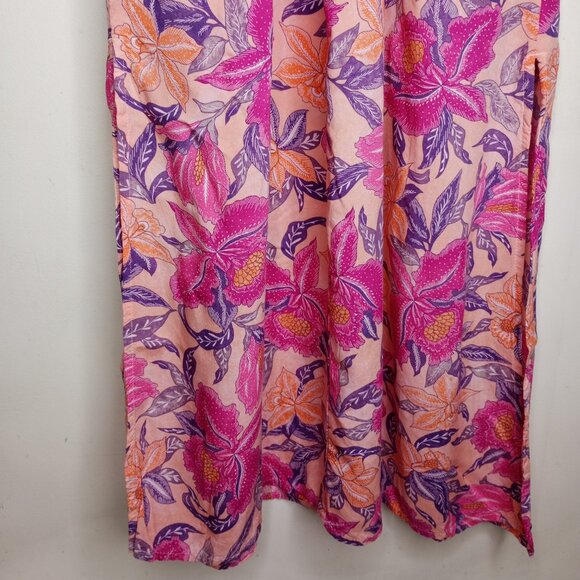 Old Navy Tie Back Floral Maxi Dress XS - Picture 5 of 7